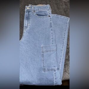 Levi's Cargo Blue Straight Jeans Classic Denim